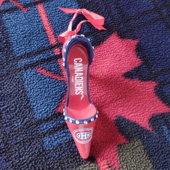 NHL Montreal Canadiens Shoe Hanging Ornament - Picture 2 of 5